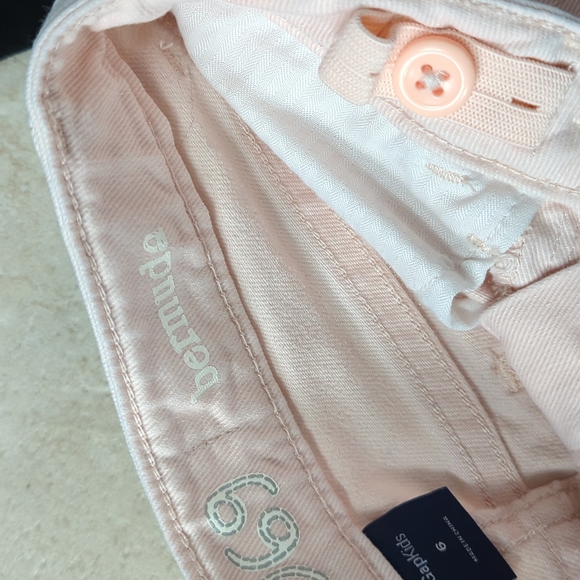 Girls gap pink Bermuda shorts size 6 and black size 6x capri - Picture 4 of 9